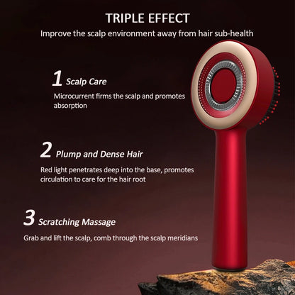 Relaxing Essential Oil Red Light Brush for Children